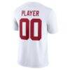 Alabama Crimson Tide Nike NIL Pick-A-Player Game Jersey - White - Detail View