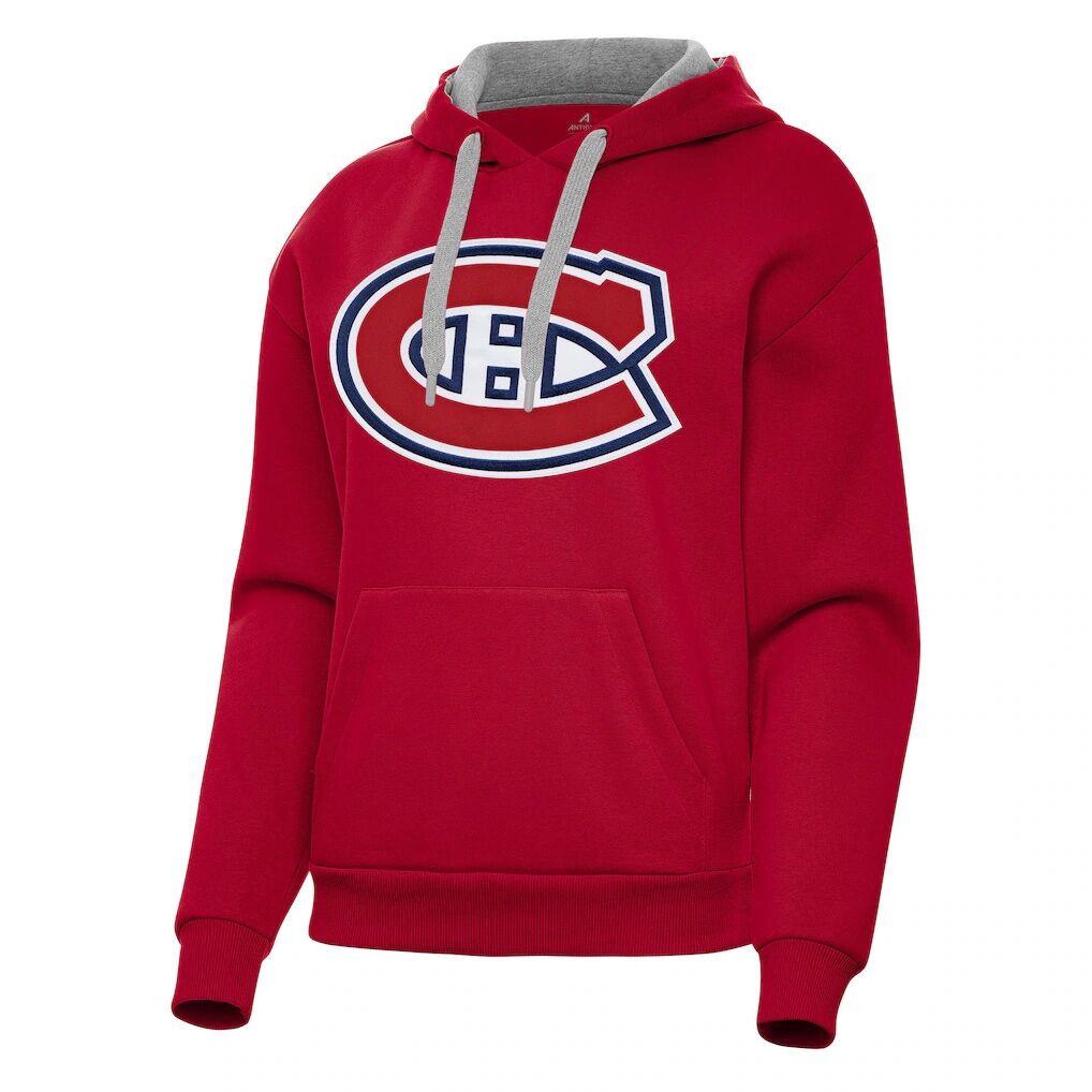 Montreal Canadiens Antigua Women's Victory Pullover Hoodie