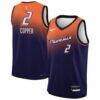 Kahleah Copper Phoenix Mercury Nike Youth Explorer Swingman Jersey - Purple - Front View