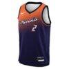 Kahleah Copper Phoenix Mercury Nike Youth Explorer Swingman Jersey - Purple - Side View