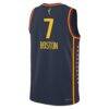Aliyah Boston Indiana Fever Nike Youth Explorer Swingman Jersey - Navy - Detail View