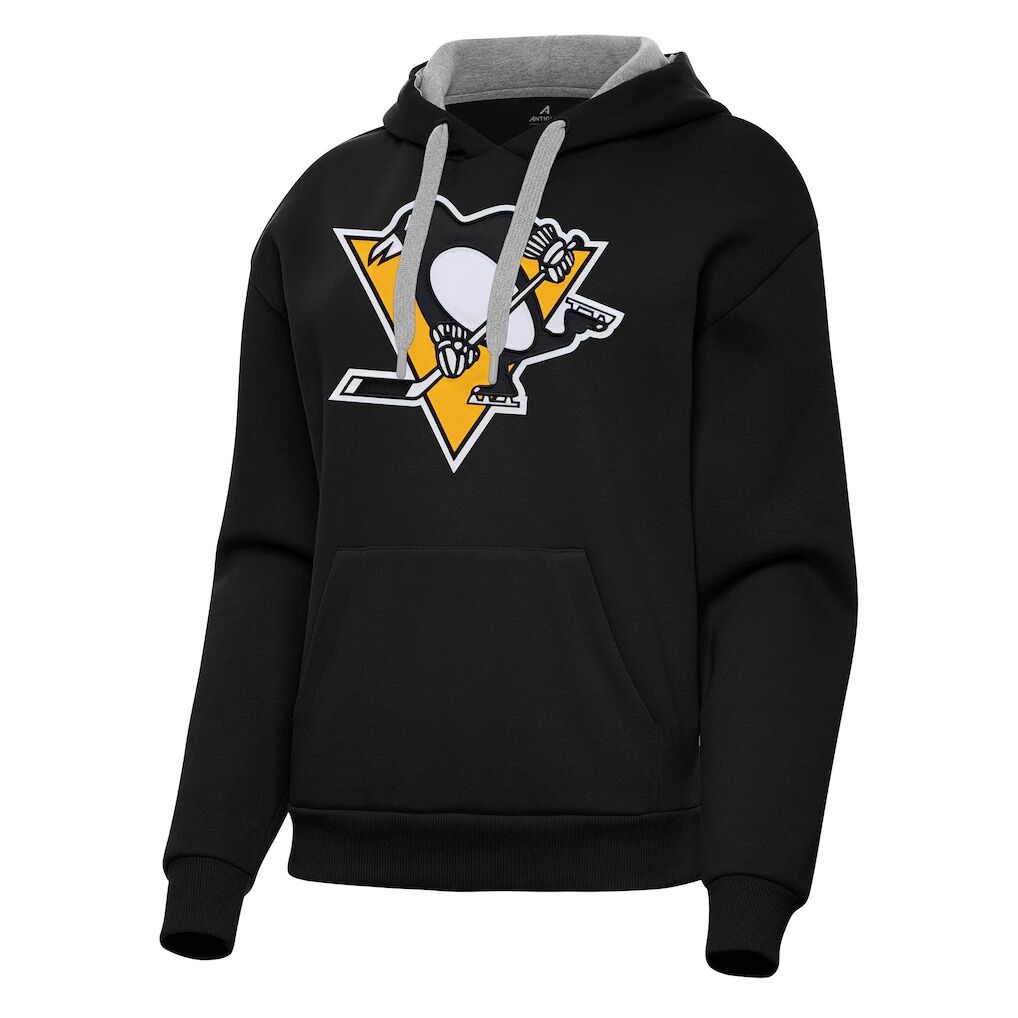 Pittsburgh Penguins Antigua Women's Victory Pullover Hoodie