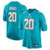 Jordyn Brooks Miami Dolphins Nike Game Jersey - - Front View
