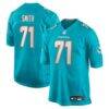 Kion Smith Miami Dolphins Nike Game Jersey - - Front View