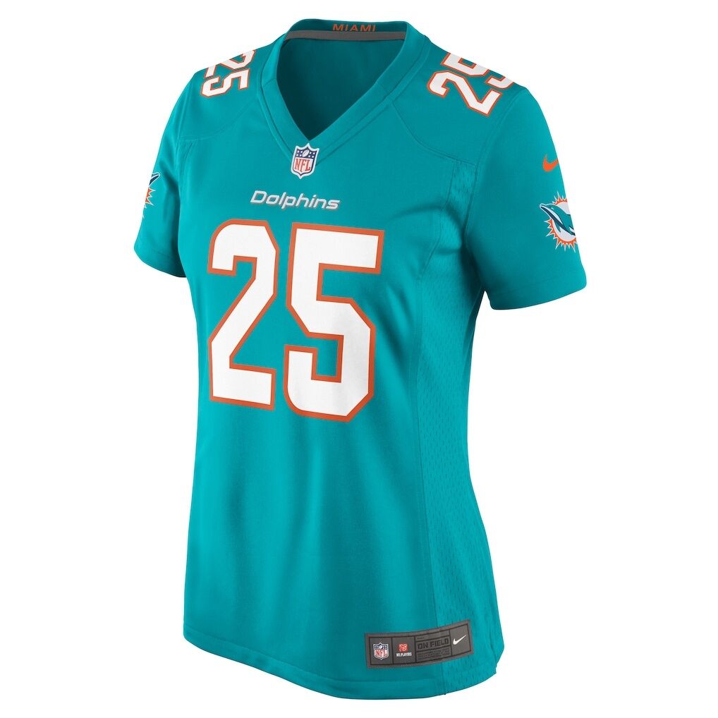 Jaylen Wright Miami Dolphins Nike Women's  Game Jersey -  Aqua
