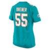 Aaron Brewer Miami Dolphins Nike Women's Game Jersey - - Detail View
