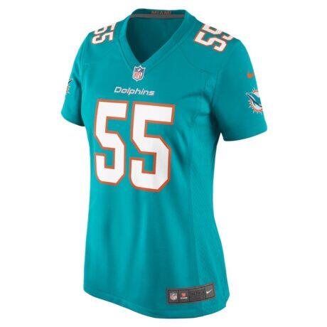 Aaron Brewer Miami Dolphins Nike Women's Game Jersey - - Front View