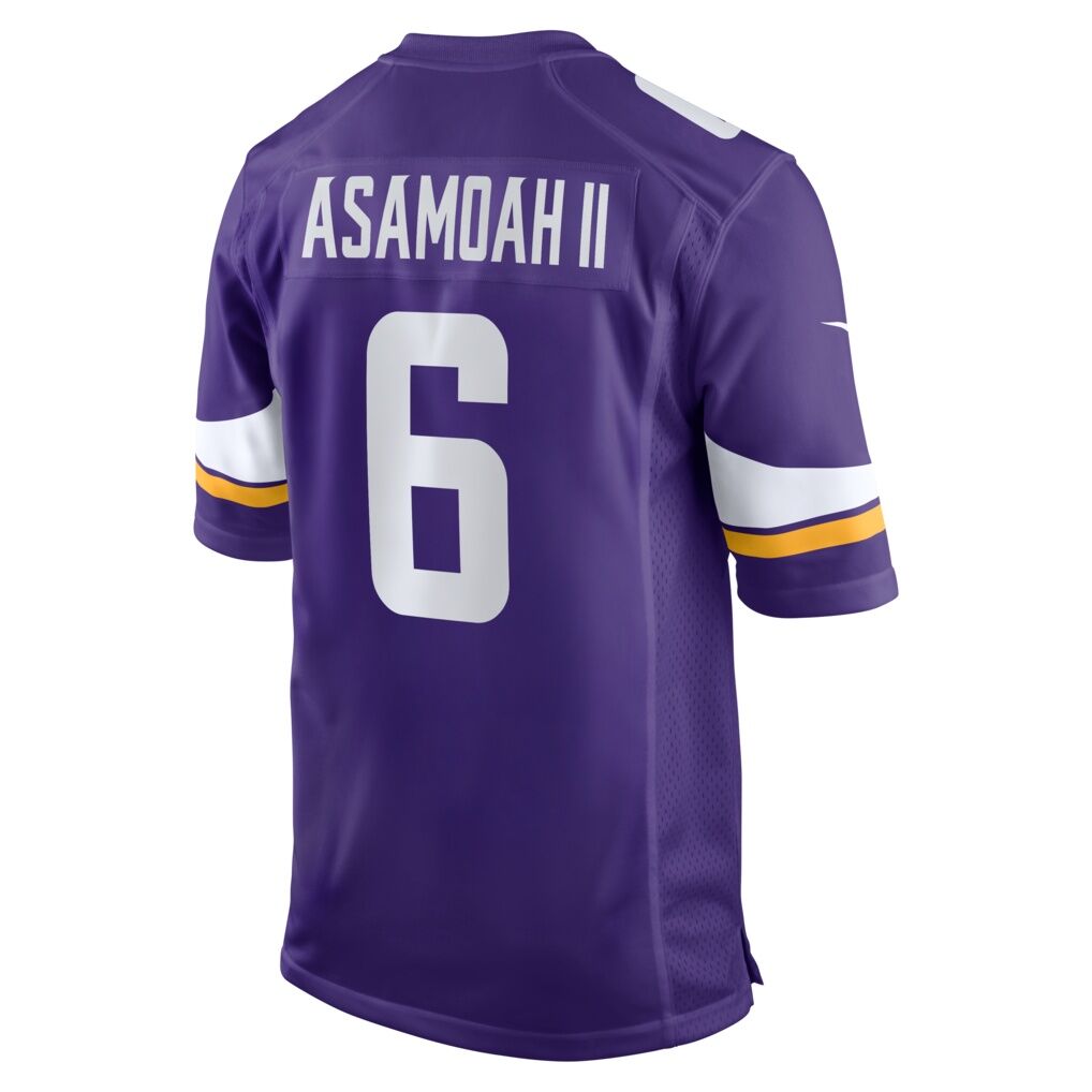 Brian Asamoah II Minnesota Vikings Nike  Game Jersey