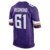 Jalen Redmond Minnesota Vikings Nike Game Jersey - Purple - Detail View