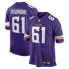 Jalen Redmond Minnesota Vikings Nike Game Jersey - Purple - Front View