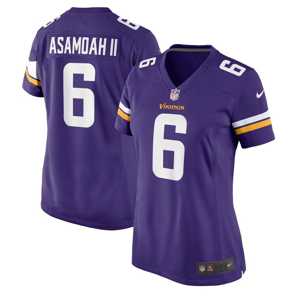 Brian Asamoah II Minnesota Vikings Nike Women's  Game Jersey