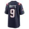 Kayshon Boutte New England Patriots Nike Game Jersey - Navy - Detail View