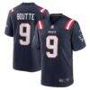 Kayshon Boutte New England Patriots Nike Game Jersey - Navy - Front View
