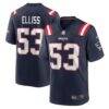 Christian Elliss New England Patriots Nike Game Jersey - Navy - Front View