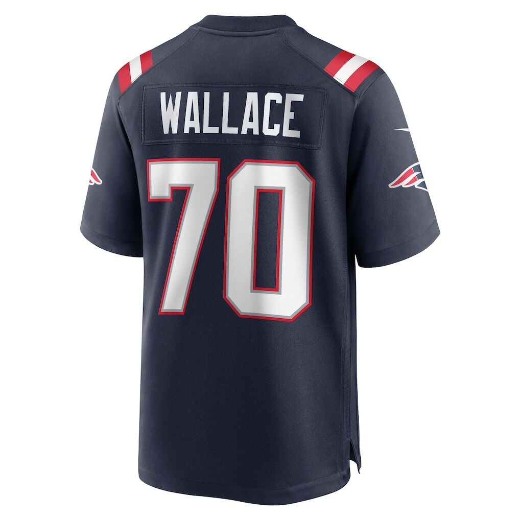 Caedan Wallace New England Patriots Nike  Game Jersey