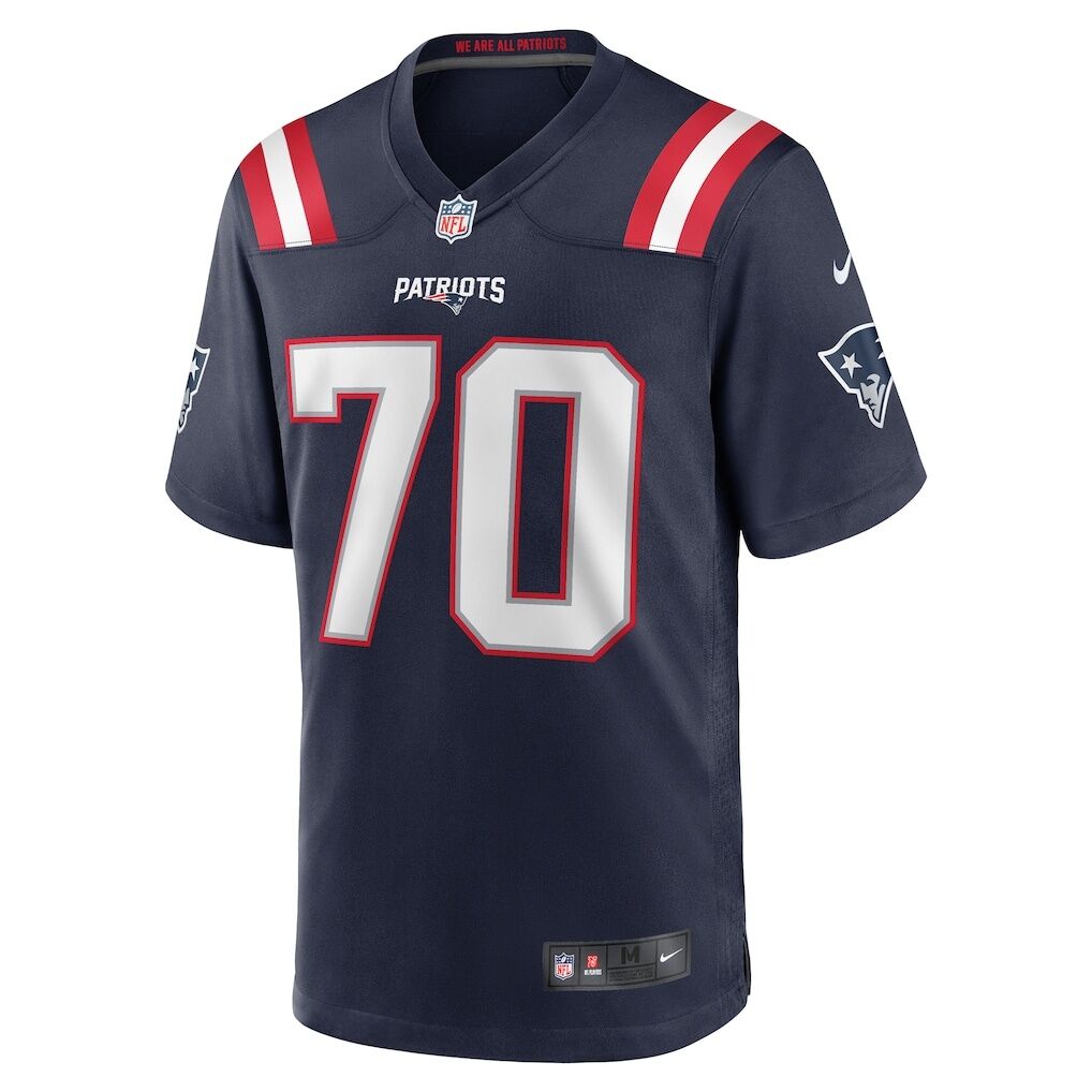 Caedan Wallace New England Patriots Nike  Game Jersey