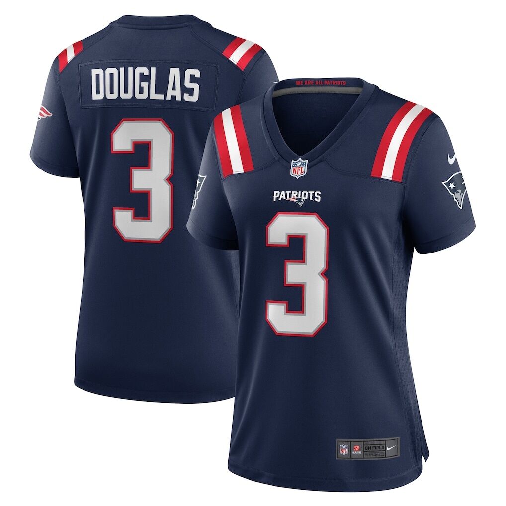 Demario Douglas New England Patriots Nike Women's Game Jersey