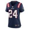 Dell Pettus New England Patriots Nike Women's Game Jersey - Navy - Side View