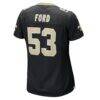 Jaylan Ford New Orleans Saints Nike Women's Game Jersey - Black - Detail View