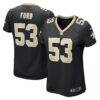 Jaylan Ford New Orleans Saints Nike Women's Game Jersey - Black - Front View