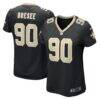 Bryan Bresee New Orleans Saints Nike Women's Game Jersey - Black - Front View