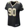 Bryan Bresee New Orleans Saints Nike Women's Game Jersey - Black - Side View