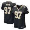 Khristian Boyd New Orleans Saints Nike Women's Game Jersey - Black - Front View