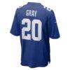 Eric Gray New York Giants Nike Team Game Jersey - - Detail View