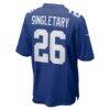 Devin Singletary New York Giants Nike Team Game Jersey - - Detail View
