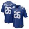 Devin Singletary New York Giants Nike Team Game Jersey - - Front View