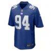 Elijah Chatman New York Giants Nike Team Game Jersey - - Side View