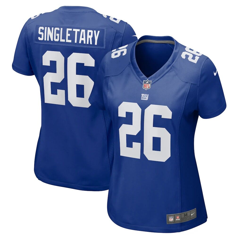 Devin Singletary New York Giants Nike Women's  Game Jersey -  Royal