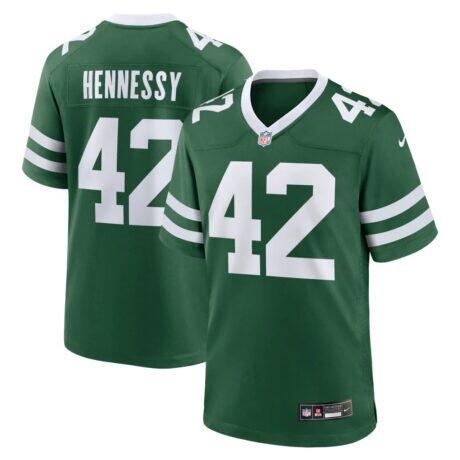 Thomas Hennessy New York Jets Nike Team Game Jersey - - Front View