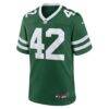Thomas Hennessy New York Jets Nike Team Game Jersey - - Side View