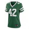 Thomas Hennessy New York Jets Nike Women's Game Jersey - - Side View