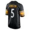 Cameron Johnston Pittsburgh Steelers Nike Game Jersey - Black - Detail View