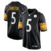 Cameron Johnston Pittsburgh Steelers Nike Game Jersey - Black - Front View
