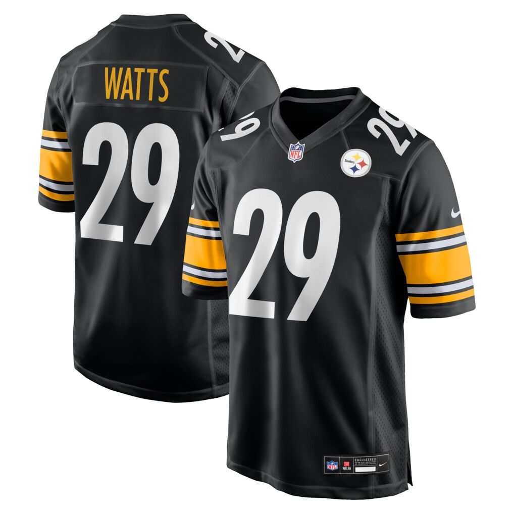 Ryan Watts Pittsburgh Steelers Nike  Game Jersey