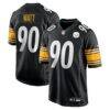T.J. Watt Pittsburgh Steelers Nike Game Jersey - Black - Front View