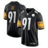 Logan Lee Pittsburgh Steelers Nike Game Jersey - Black - Front View
