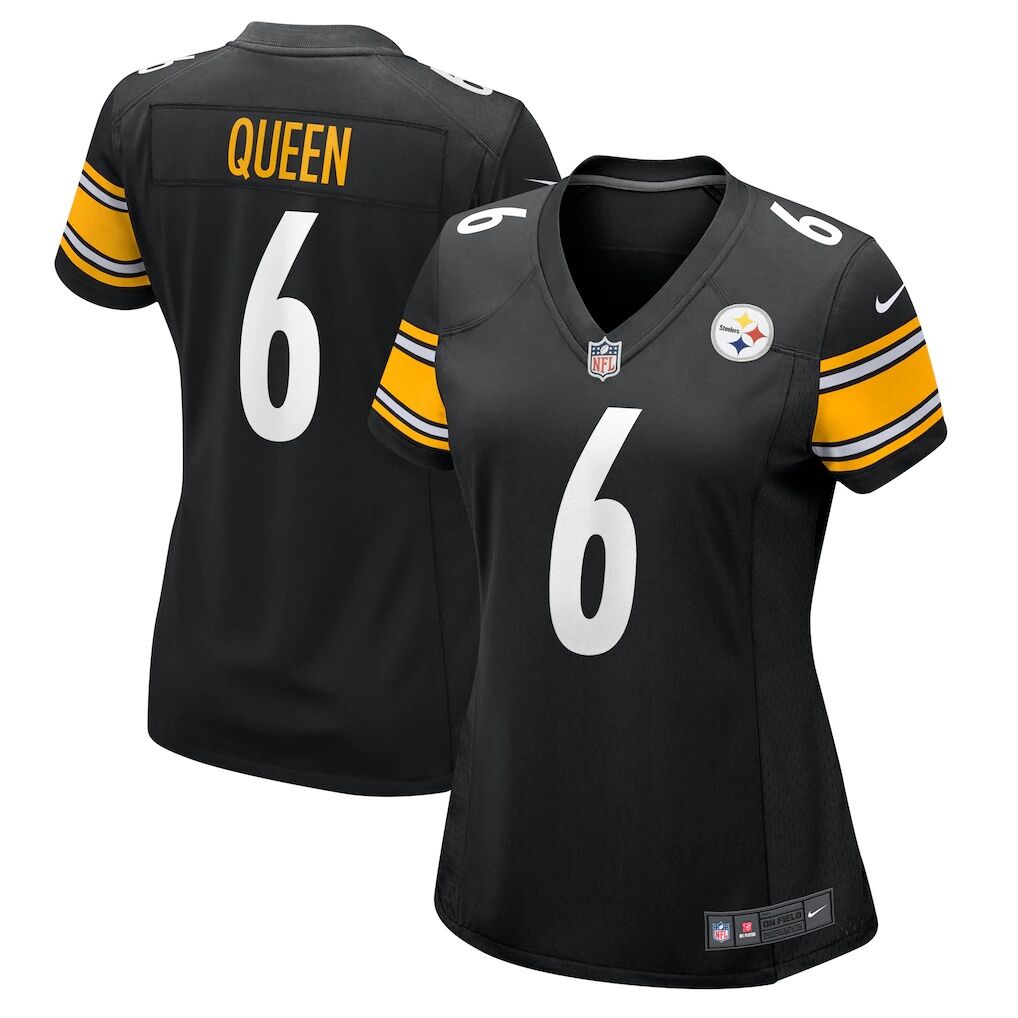 Patrick Queen Pittsburgh Steelers Nike Women's Team Game Jersey