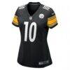 Roman Wilson Pittsburgh Steelers Nike Women's Team Game Jersey - Black - Side View