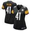 Payton Wilson Pittsburgh Steelers Nike Women's Team Game Jersey - Black - Front View