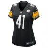 Payton Wilson Pittsburgh Steelers Nike Women's Team Game Jersey - Black - Side View