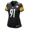 Logan Lee Pittsburgh Steelers Nike Women's Team Game Jersey - Black - Side View