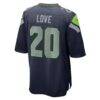 Julian Love Seattle Seahawks Nike Game Jersey - College Navy - Detail View