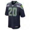 Julian Love Seattle Seahawks Nike Game Jersey - College Navy - Side View