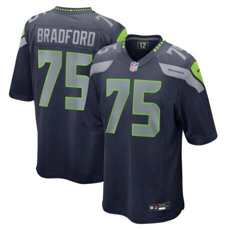Anthony Bradford Seattle Seahawks Nike Game Jersey - - Front View