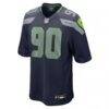 Jarran Reed Seattle Seahawks Nike Game Jersey - College Navy - Side View