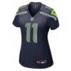 Jaxon Smith-Njigba Seattle Seahawks Nike Women's Game Jersey - College Navy - Side View